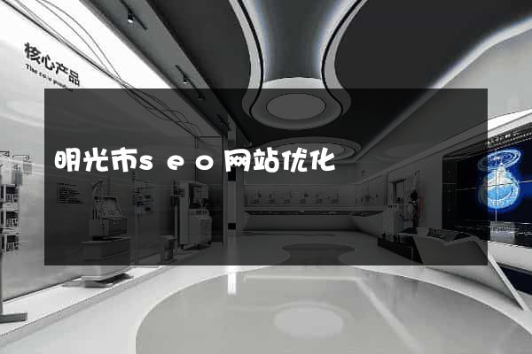 明光市seo网站优化