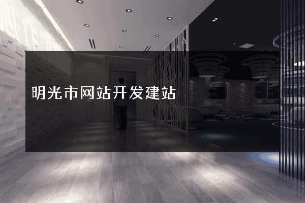 明光市网站开发建站