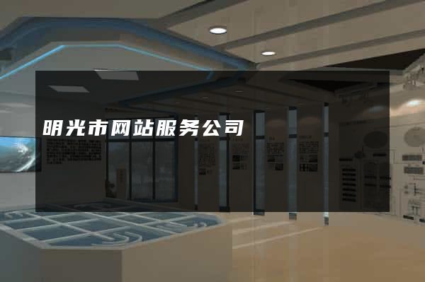 明光市网站服务公司