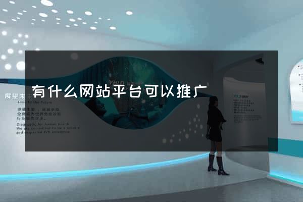 有什么网站平台可以推广