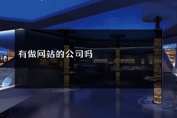 有做网站的公司吗