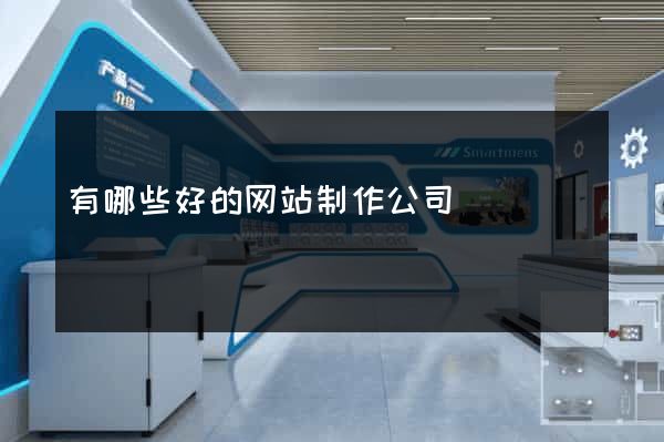 有哪些好的网站制作公司