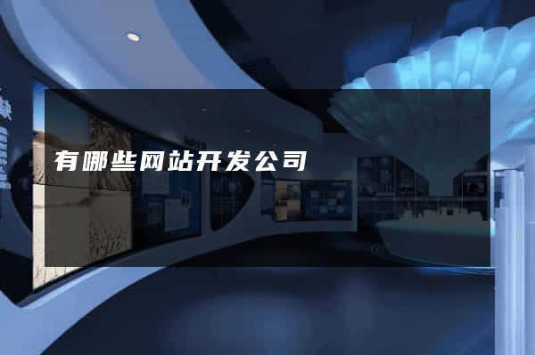 有哪些网站开发公司