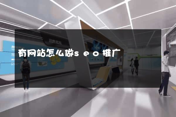 有网站怎么做seo推广