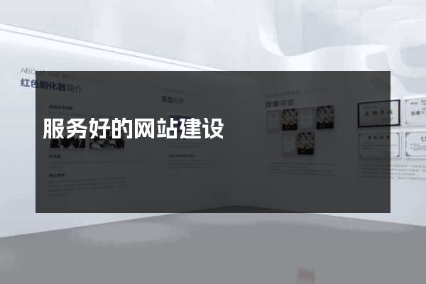 服务好的网站建设
