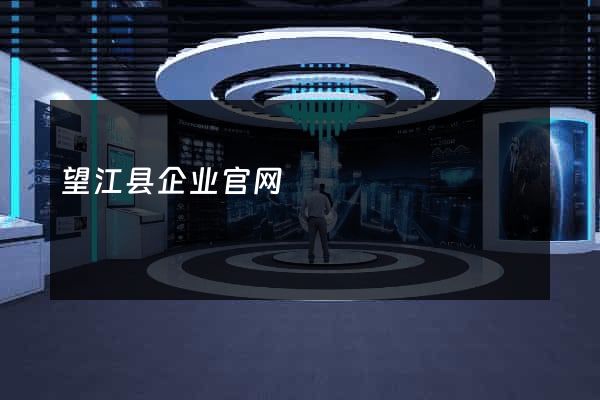 望江县企业官网