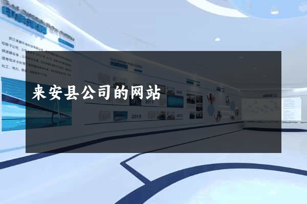来安县公司的网站