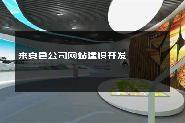 来安县公司网站建设开发