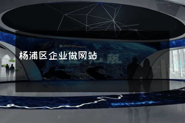 杨浦区企业做网站