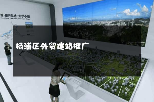 杨浦区外贸建站推广