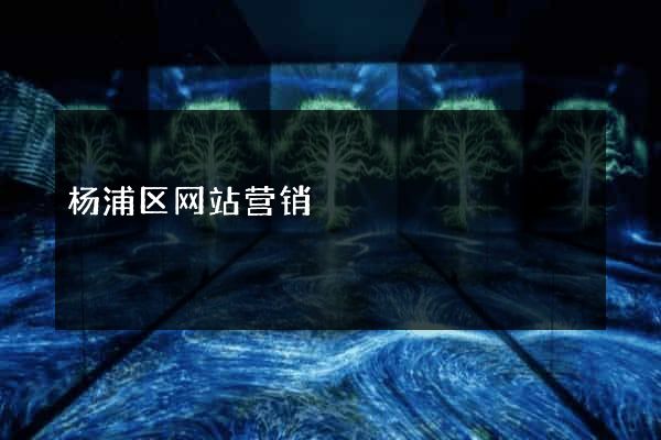 杨浦区网站营销