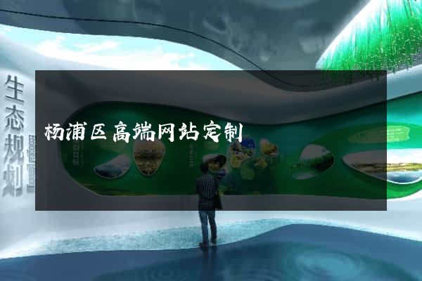 杨浦区高端网站定制