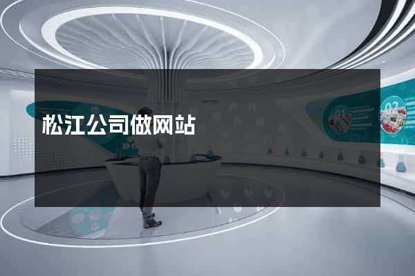 松江公司做网站