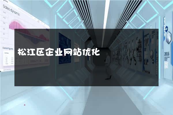 松江区企业网站优化