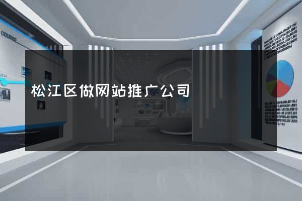 松江区做网站推广公司