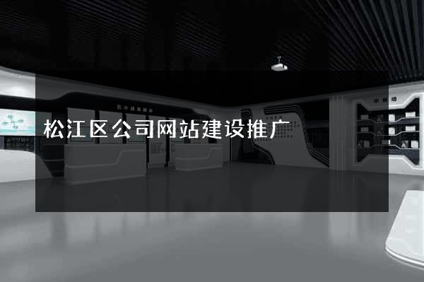 松江区公司网站建设推广