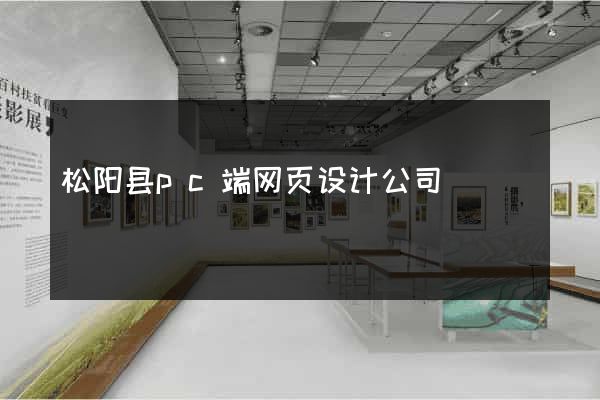 松阳县pc端网页设计公司