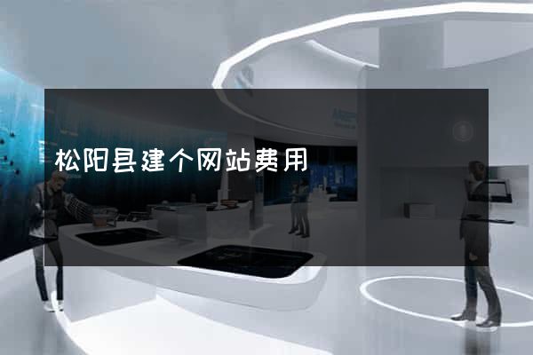 松阳县建个网站费用