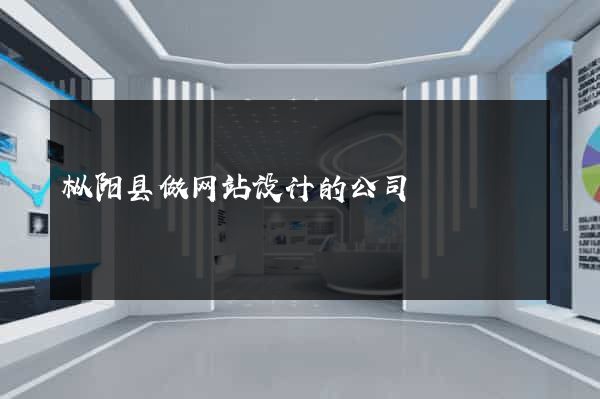 枞阳县做网站设计的公司