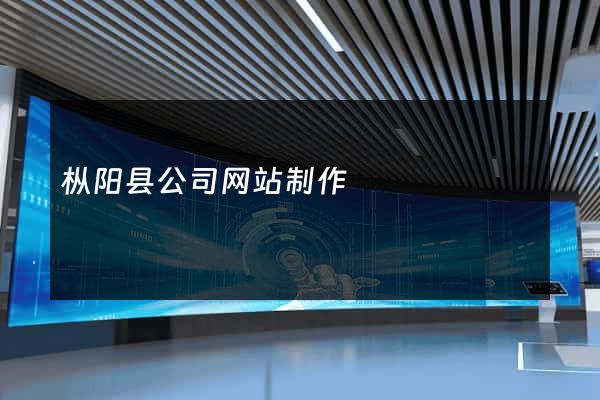 枞阳县公司网站制作