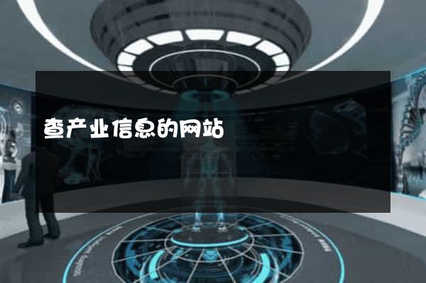 查产业信息的网站