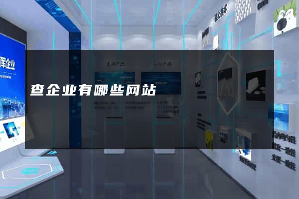 查企业有哪些网站