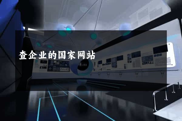 查企业的国家网站