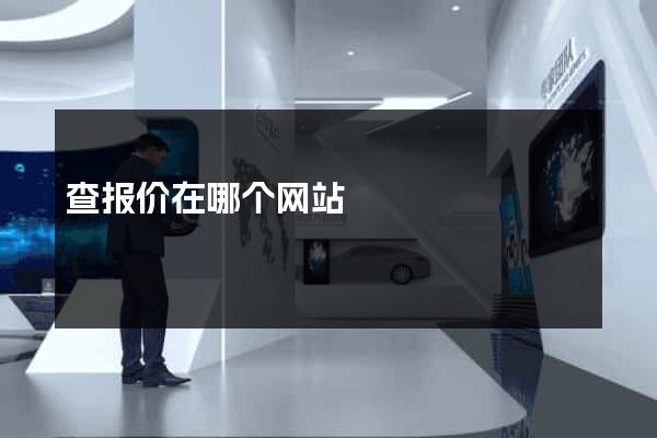查报价在哪个网站