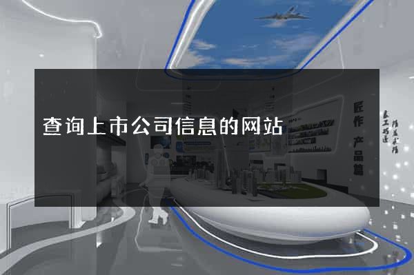 查询上市公司信息的网站