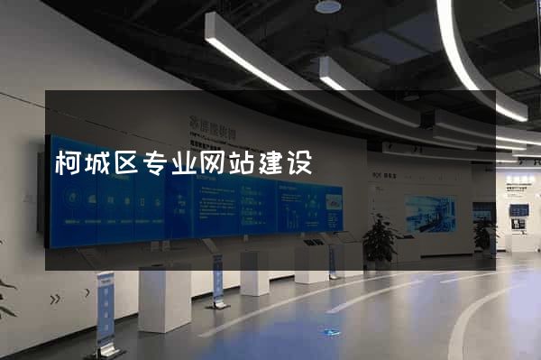 柯城区专业网站建设