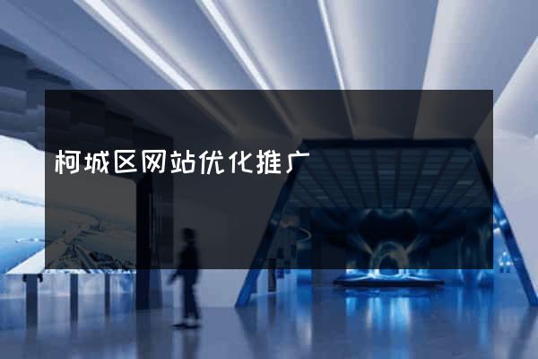 柯城区网站优化推广