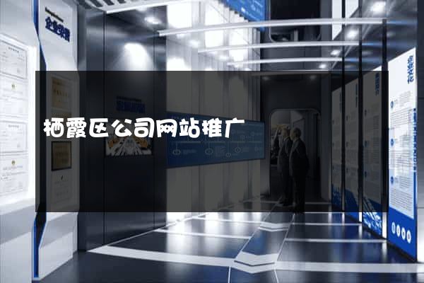 栖霞区公司网站推广