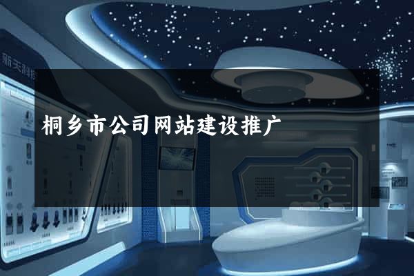 桐乡市公司网站建设推广