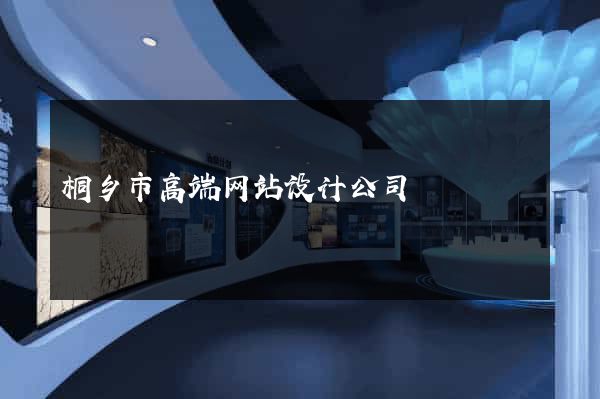 桐乡市高端网站设计公司