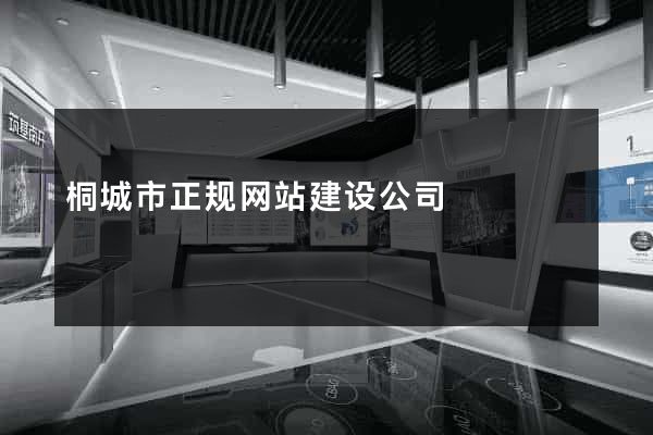 桐城市正规网站建设公司