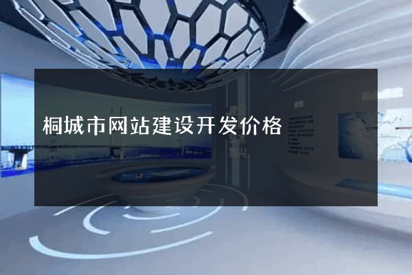 桐城市网站建设开发价格