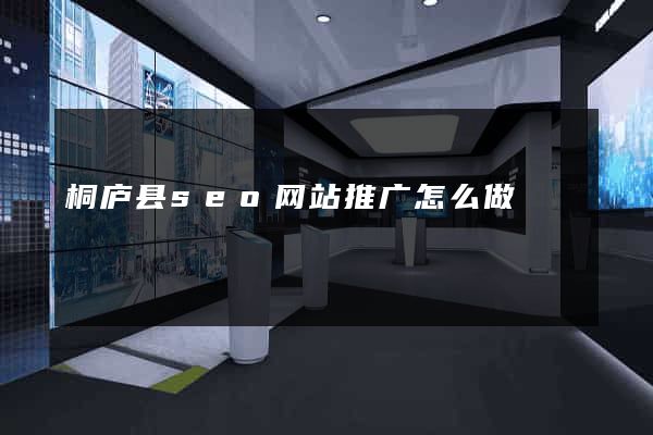 桐庐县seo网站推广怎么做