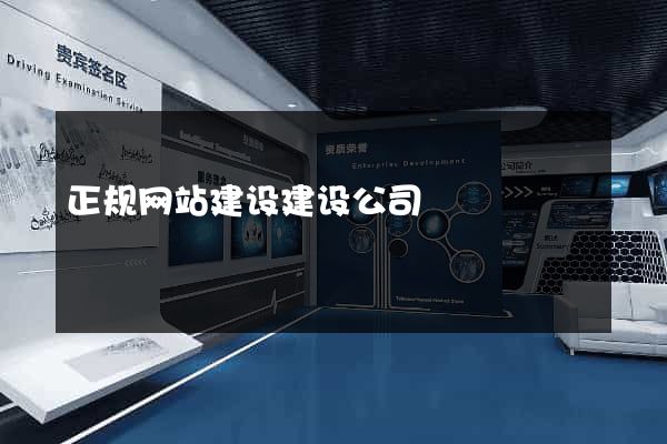 正规网站建设建设公司