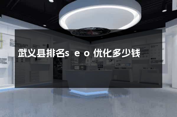 武义县排名seo优化多少钱