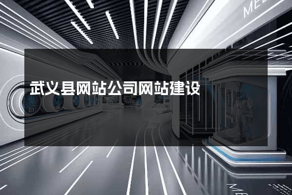 武义县网站公司网站建设