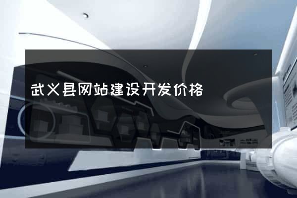 武义县网站建设开发价格