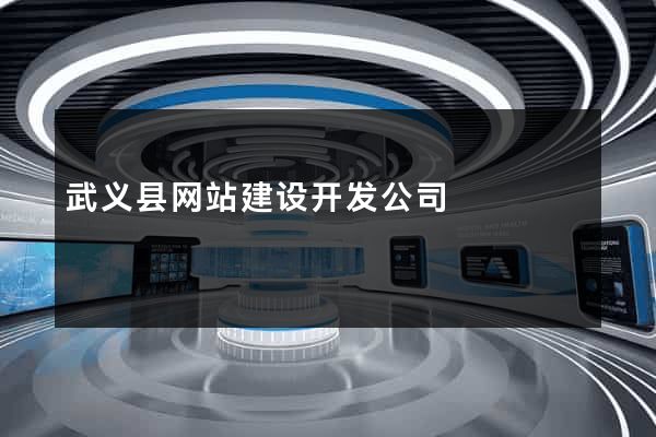 武义县网站建设开发公司