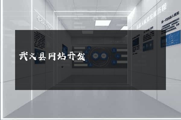 武义县网站开发