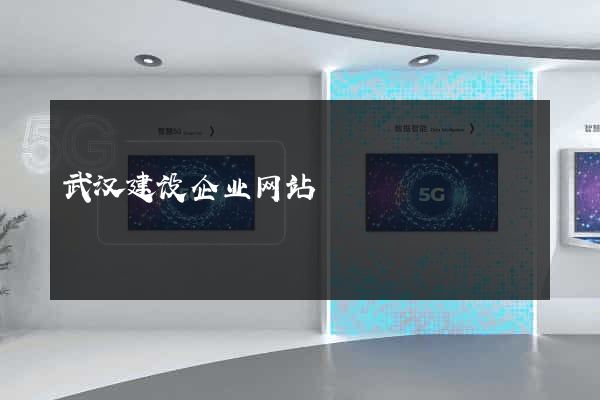 武汉建设企业网站
