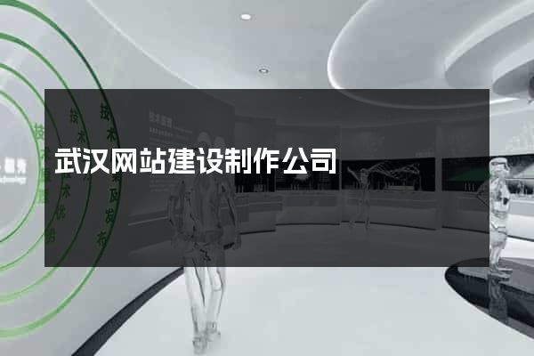 武汉网站建设制作公司