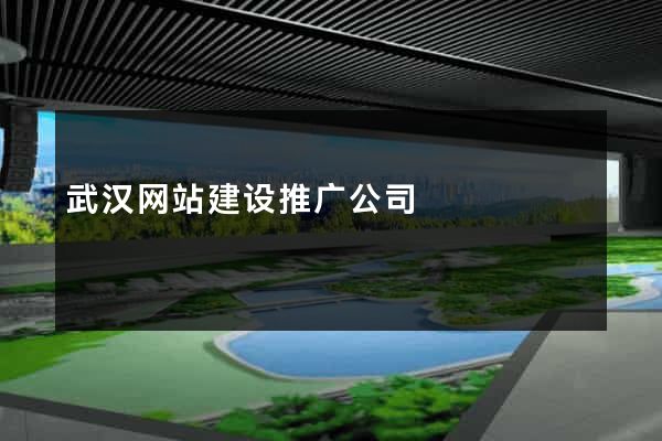 武汉网站建设推广公司