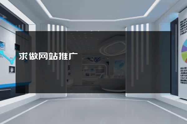 求做网站推广