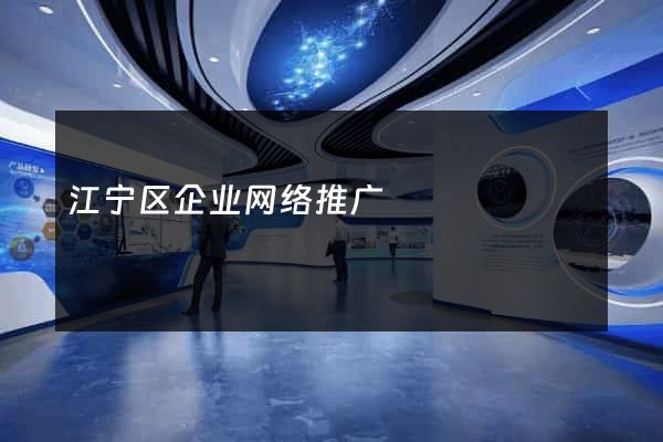 江宁区企业网络推广