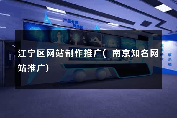 江宁区网站制作推广(南京知名网站推广)