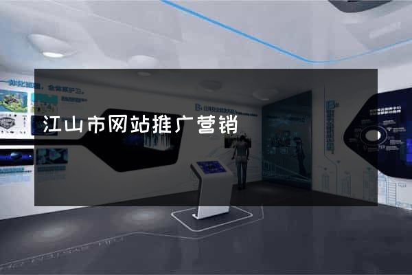 江山市网站推广营销